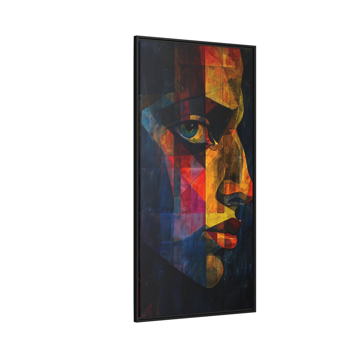 Breaking Point Canvas Print (BP-7-F) Abstract Geometric Portrait | Synthesis| Breaking Point Collection