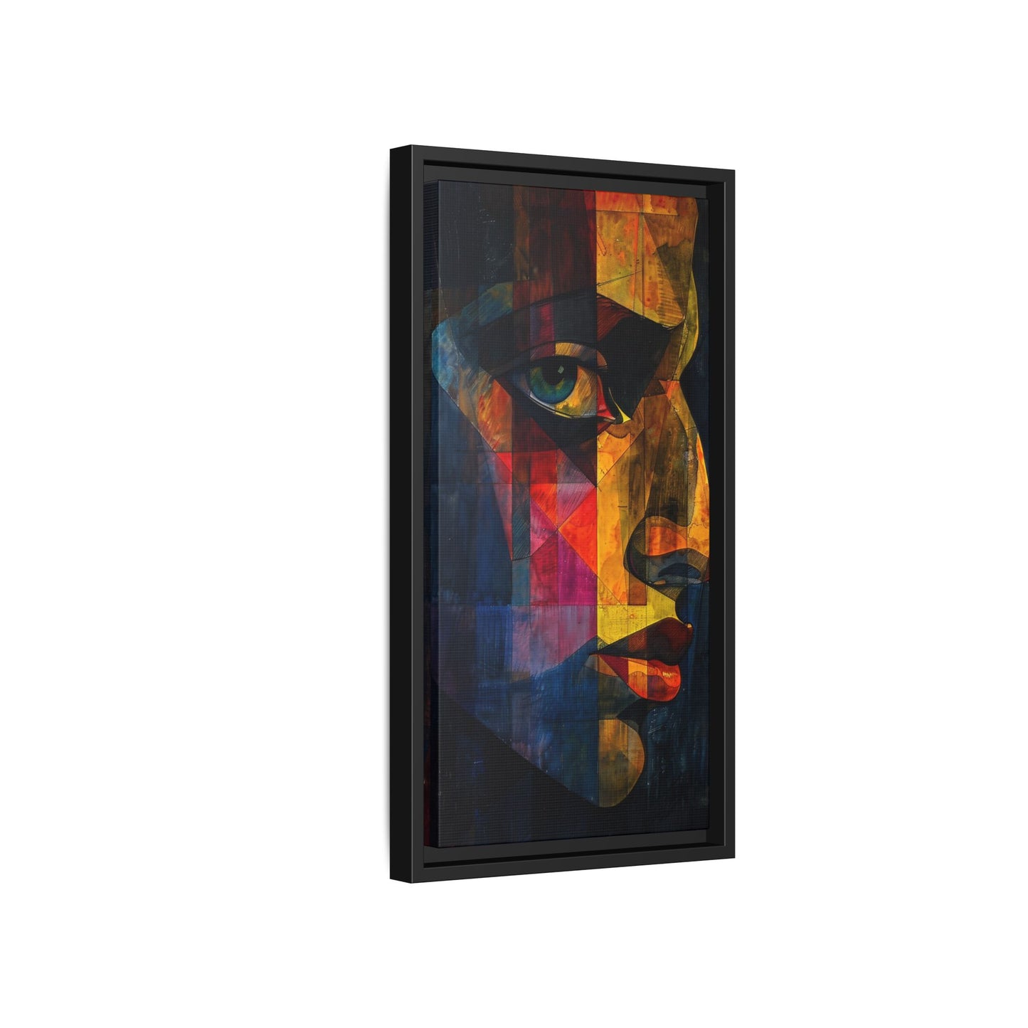 Breaking Point Canvas Print (BP-7-F) Abstract Geometric Portrait | Synthesis| Breaking Point Collection