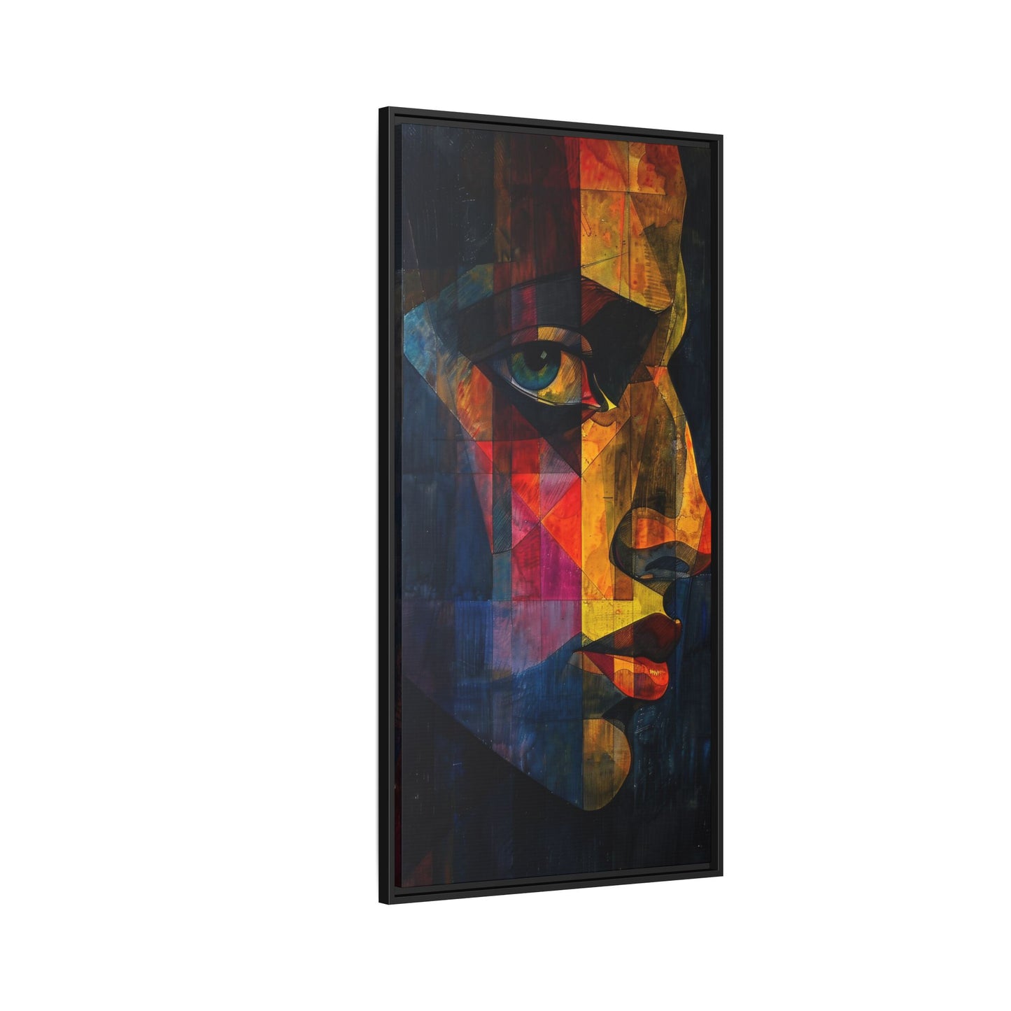 Breaking Point Canvas Print (BP-7-F) Abstract Geometric Portrait | Synthesis| Breaking Point Collection