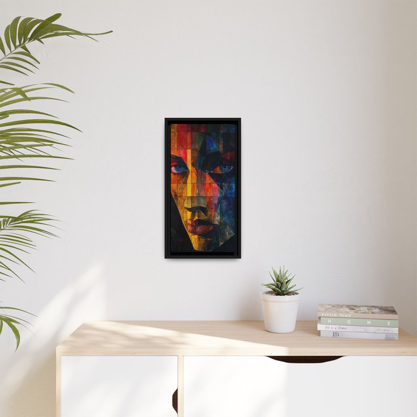Breaking Point Canvas Print (BP-6-F) Abstract Geometric Portrait | Crossroads| Breaking Point Collection