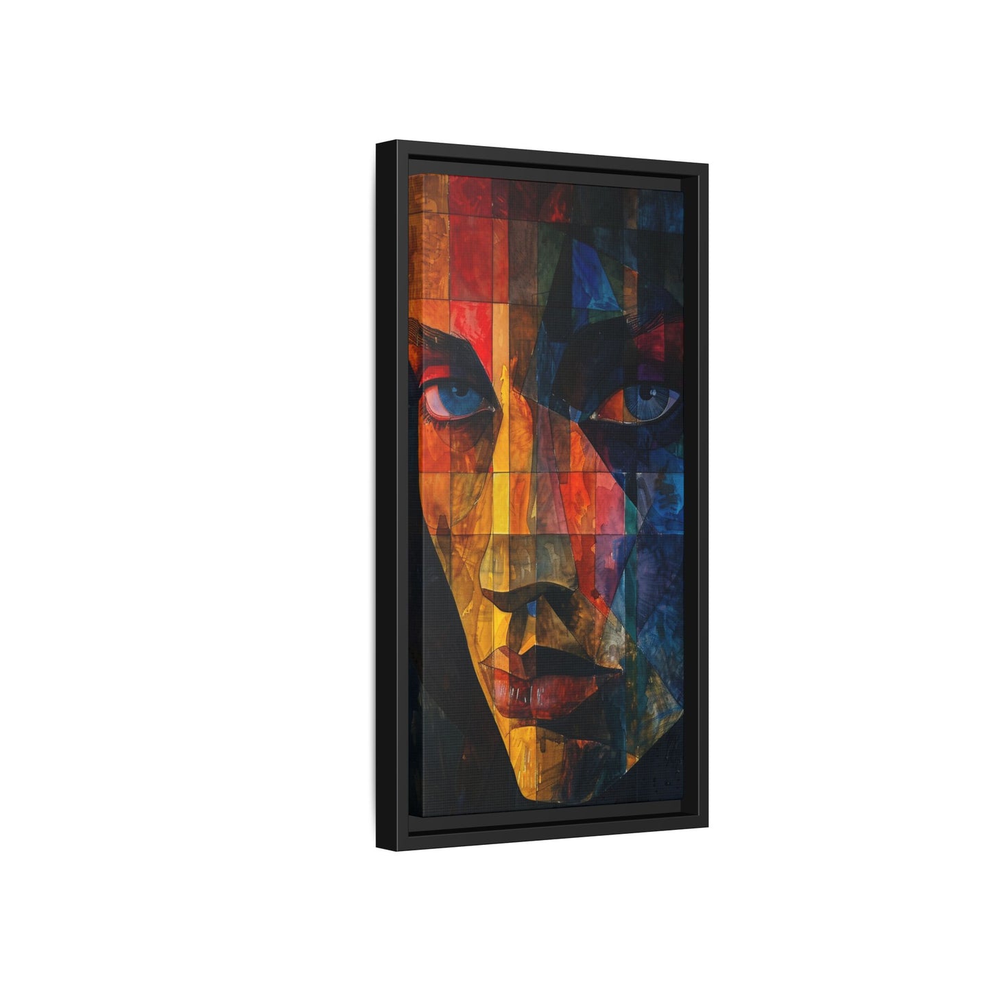 Breaking Point Canvas Print (BP-6-F) Abstract Geometric Portrait | Crossroads| Breaking Point Collection