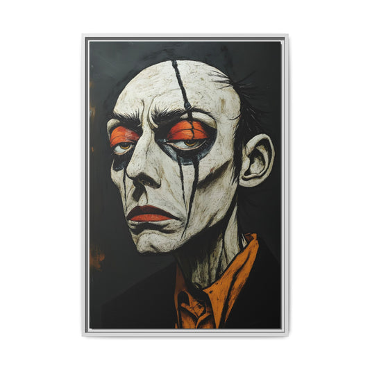 Copy of The Weight of it All (WOA-4-F) | Psychological Portrait Canvas Print - Modern Abstract Face Art