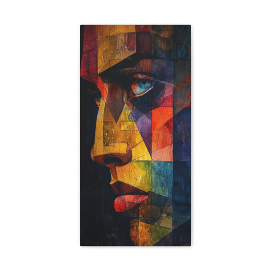 Breaking Point Unframed Canvas (BP-8-UF) Abstract Portrait Gallery Wrap | Tempered Resolution | Canvas Print
