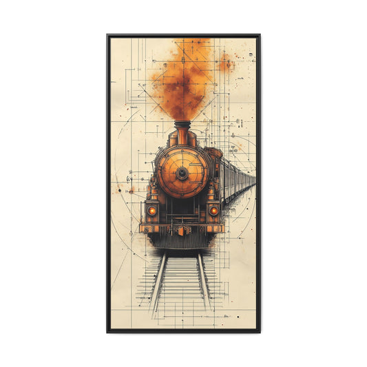 Mechanical Poetry Canvas Print (MP-1-F) Victorian Steampunk Art | Steam Colossus | Mechanical Poetry Collection
