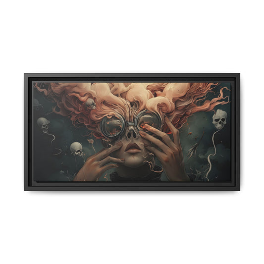 Valkyrie Canvas Print (V-3-F) Ethereal Portrait - The Battle Slain - Valkyrie Collection