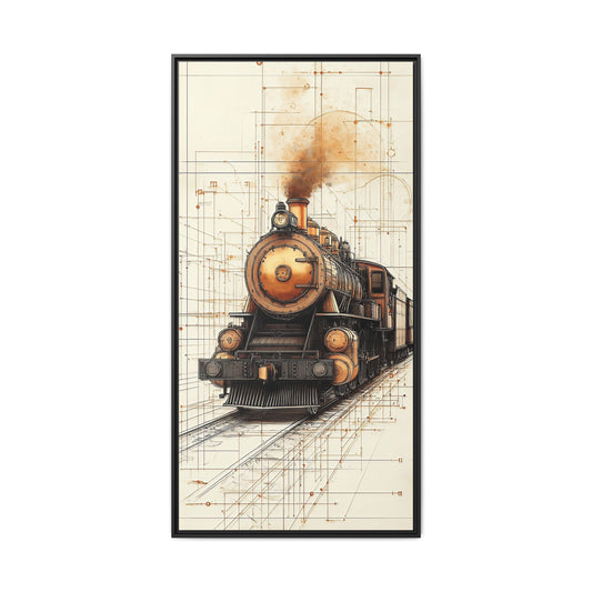Mechanical Poetry Canvas Print (MP-2-F) Victorian Steampunk Art | Iron Vanguard | Mechanical Poetry Collection