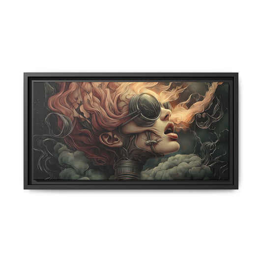 Valkyrie Canvas Print (V-2-F) Ethereal Portrait - Warrior's Call - Valkyrie Collection